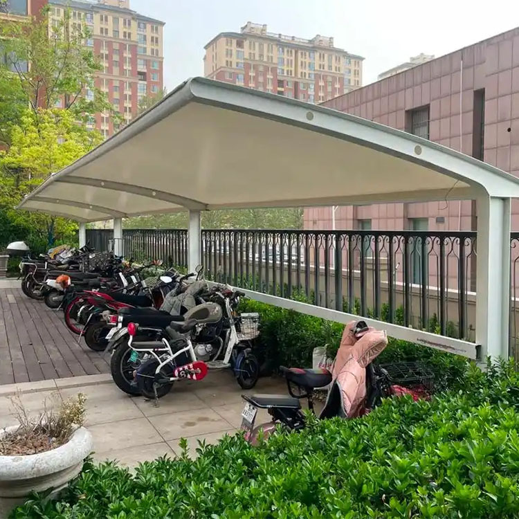 绥滨县膜结构电动车棚